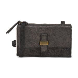 AMERICAN LEATHER CO. Suede Essex Wallet Crossbody